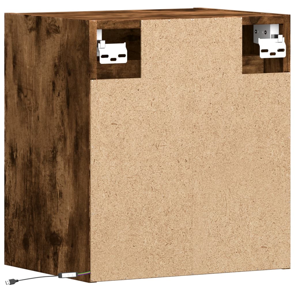Zidni TV ormarići LED 2 kom boja hrasta 41x31x45 cm