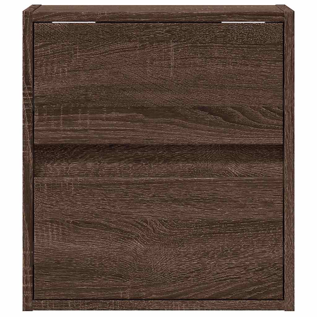Zidni TV ormarići LED 2 kom boja smeđeg hrasta 41x31x45 cm