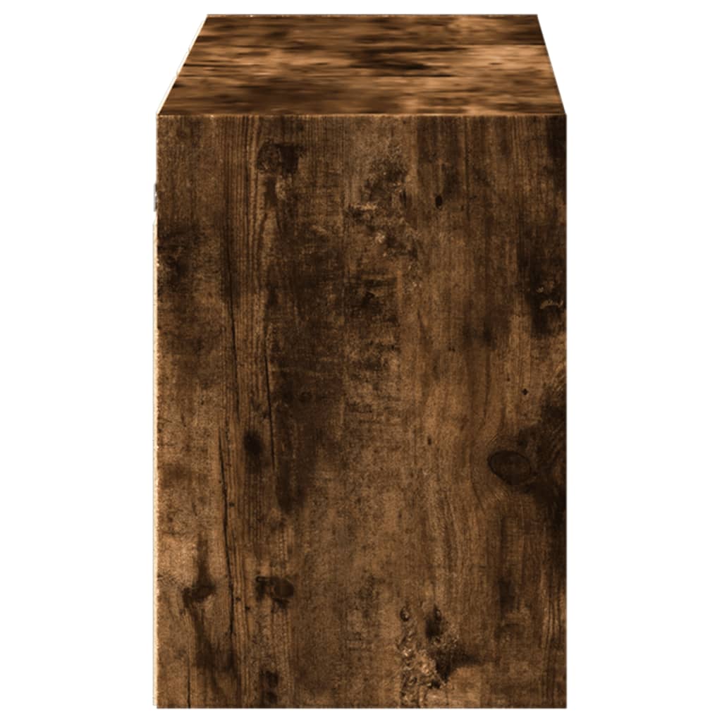 Zidni TV ormarić LED boja dimljenog hrasta 130x31x45 cm