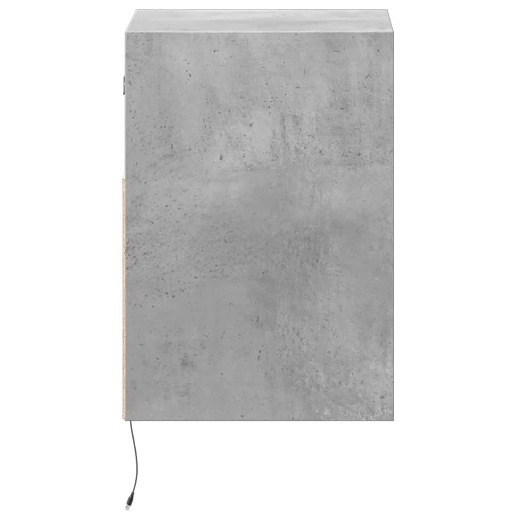 Zidni TV ormarići LED 2 kom boja betona 41x31x45 cm