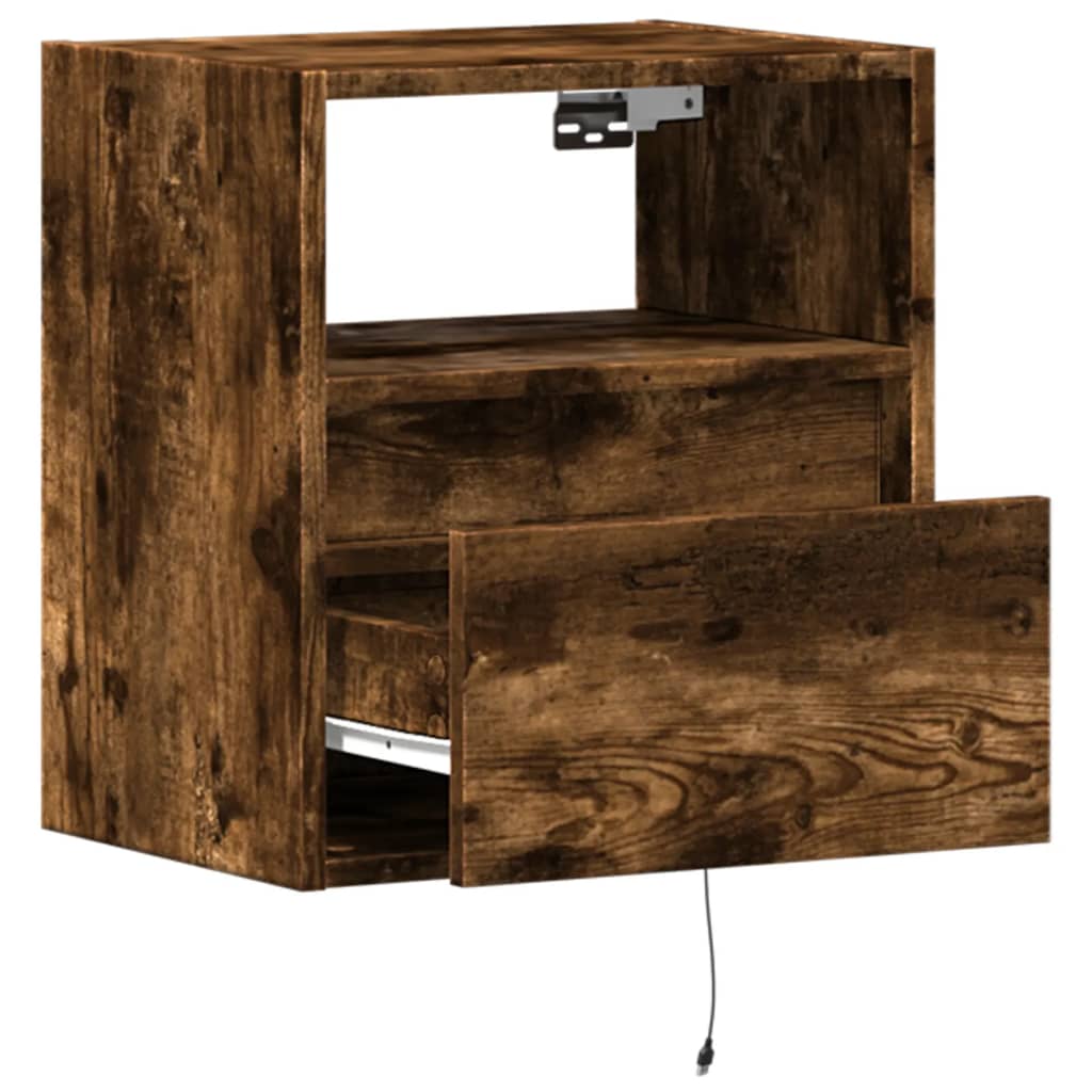 Zidni TV ormarići LED 2 kom boja hrasta 41x31x45 cm
