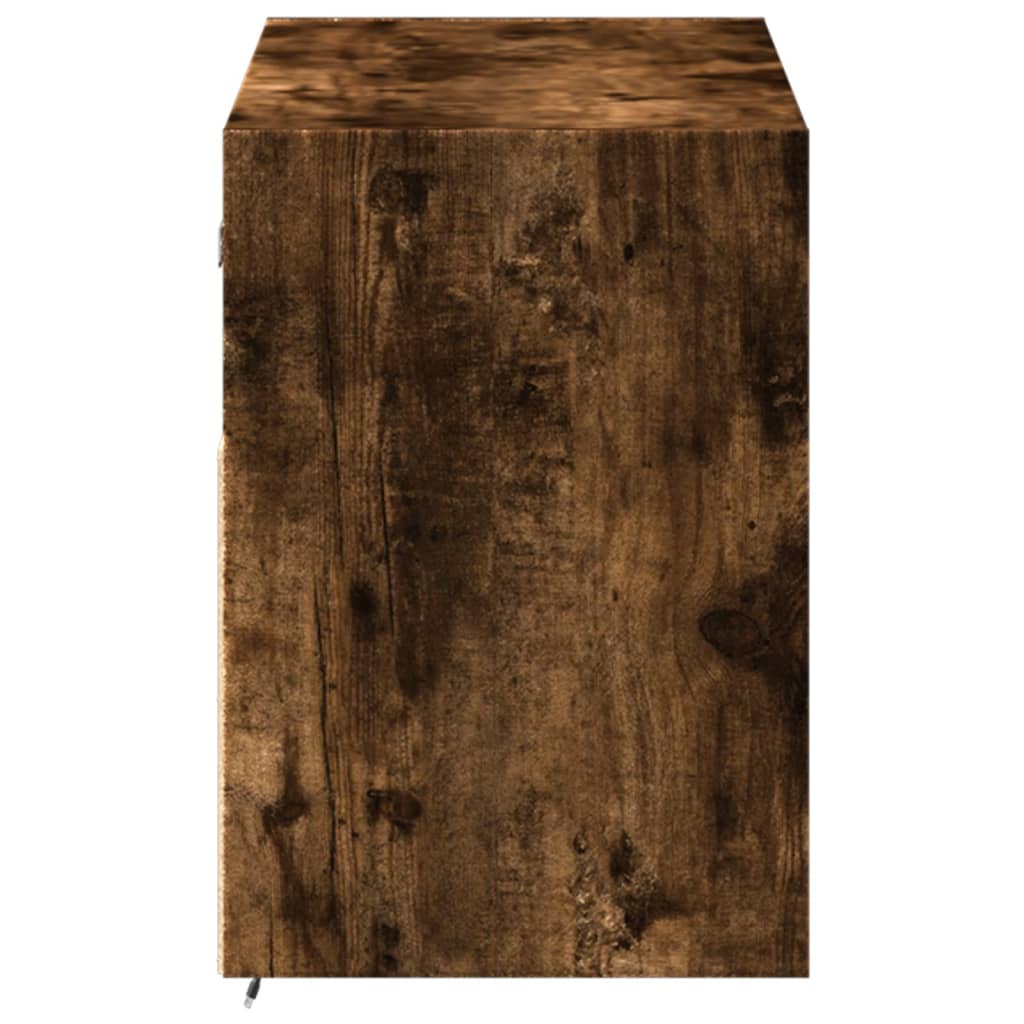 Zidni TV ormarić LED boja dimljenog hrasta 100x31x45 cm