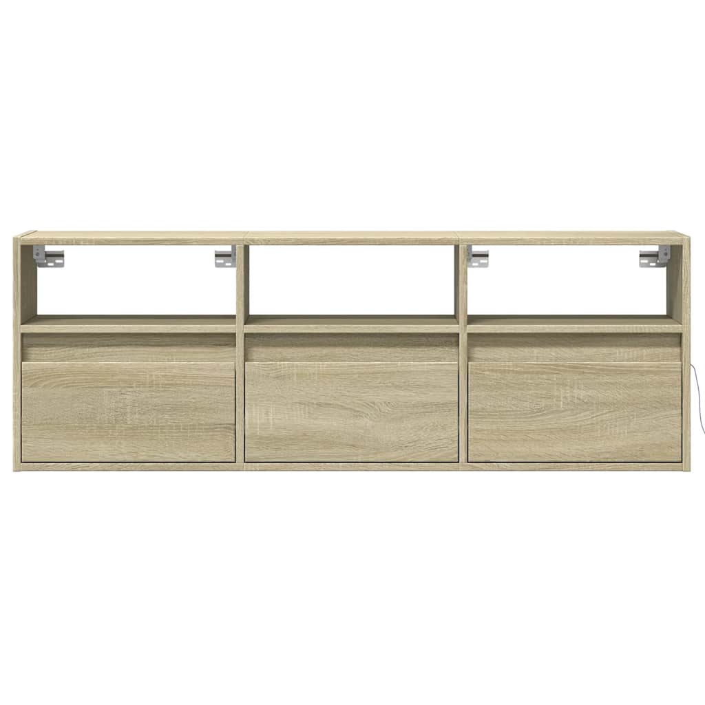 Zidni TV ormarić LED boja hrasta sonome 130 x 31 x 45 cm
