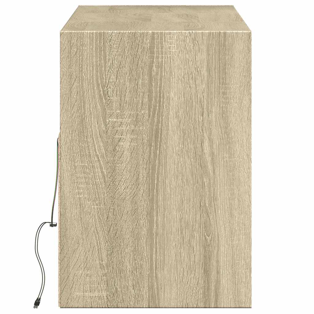 Zidni TV ormarić LED boja hrasta sonome 130 x 31 x 45 cm