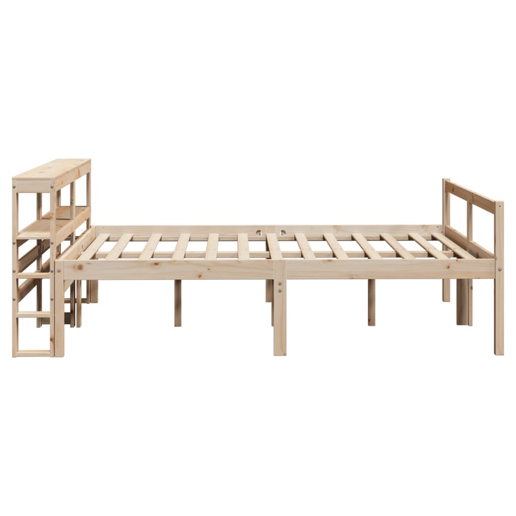 Krevet za starije s uzglavljem 140x190 cm od borovine