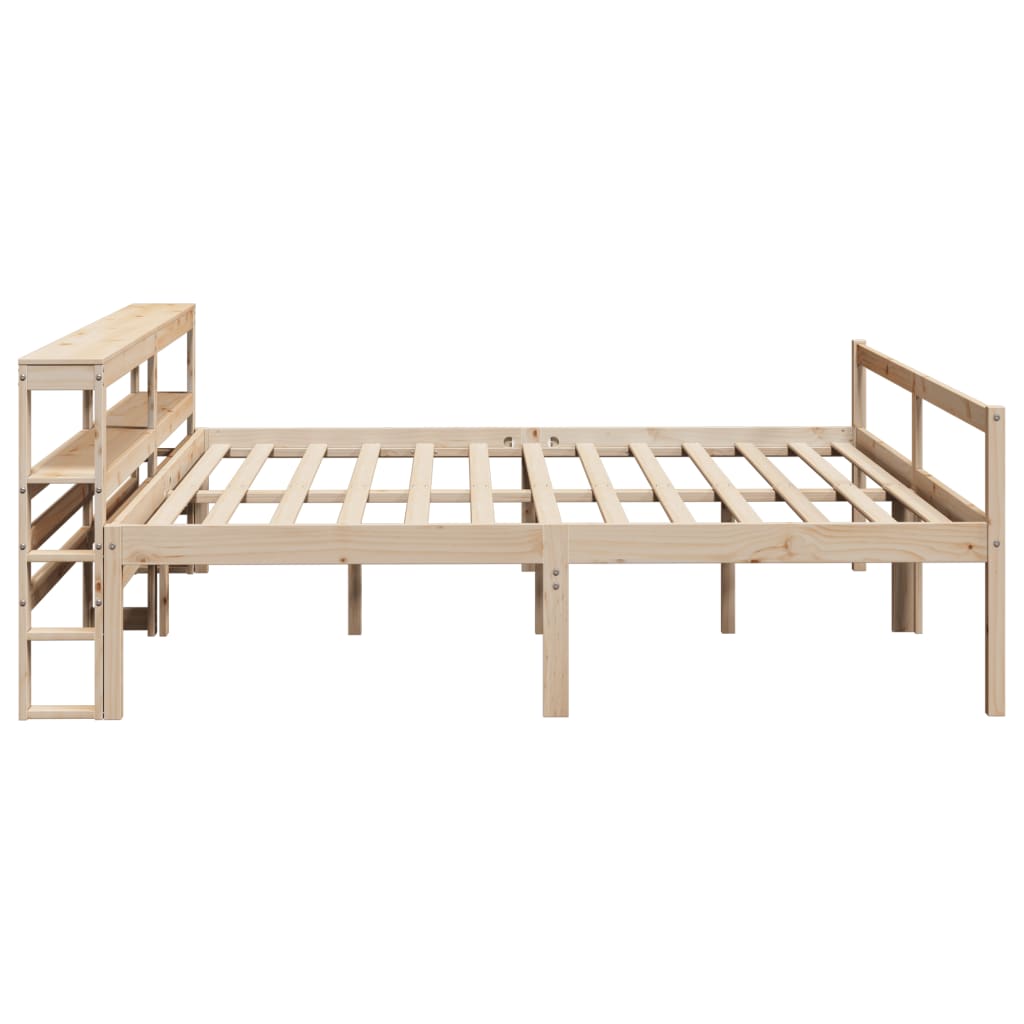 Krevet za starije s uzglavljem 200x200 cm od borovine
