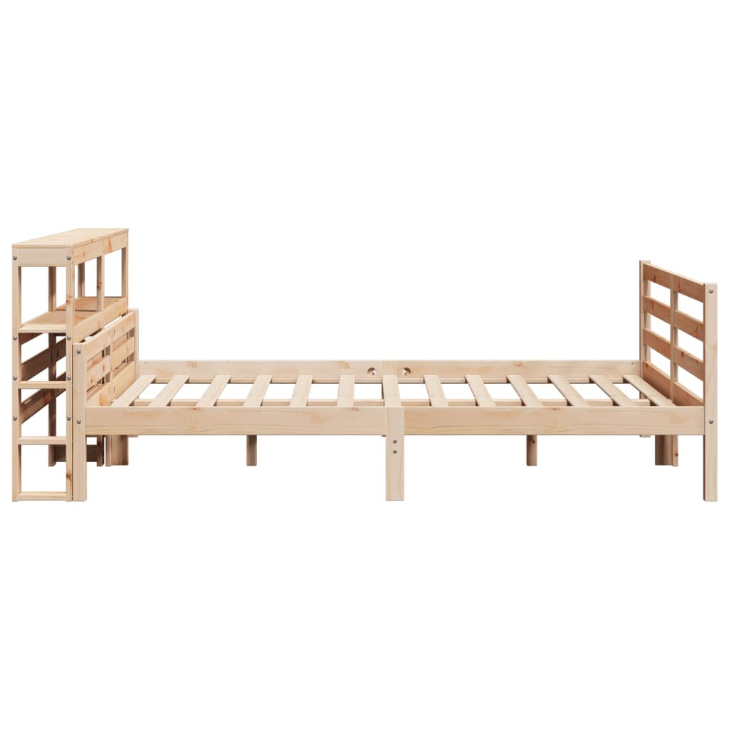 Okvir za krevet s uzglavljem 140x200 cm od masivne borovine
