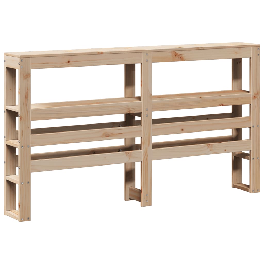Okvir za krevet s uzglavljem 140x200 cm od masivne borovine