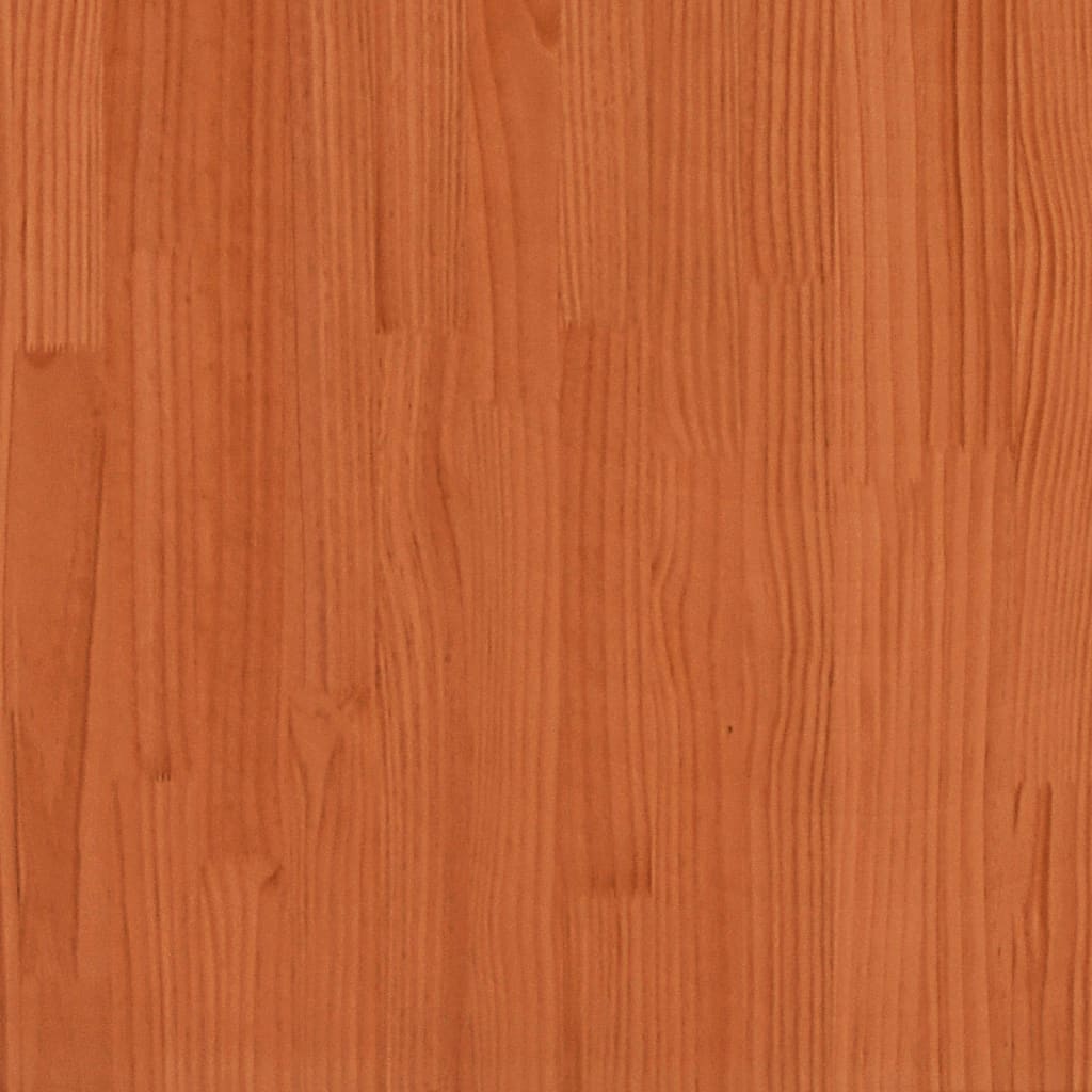 Okvir kreveta bez madraca voštano smeđi 140x190 cm od borovine