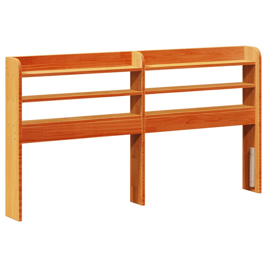 Okvir kreveta bez madraca voštano smeđi 120x190 cm od borovine