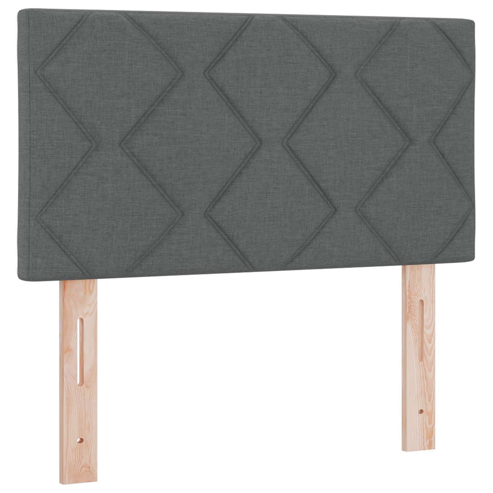 LED glava kreveta Sivi 80 cm tkanina