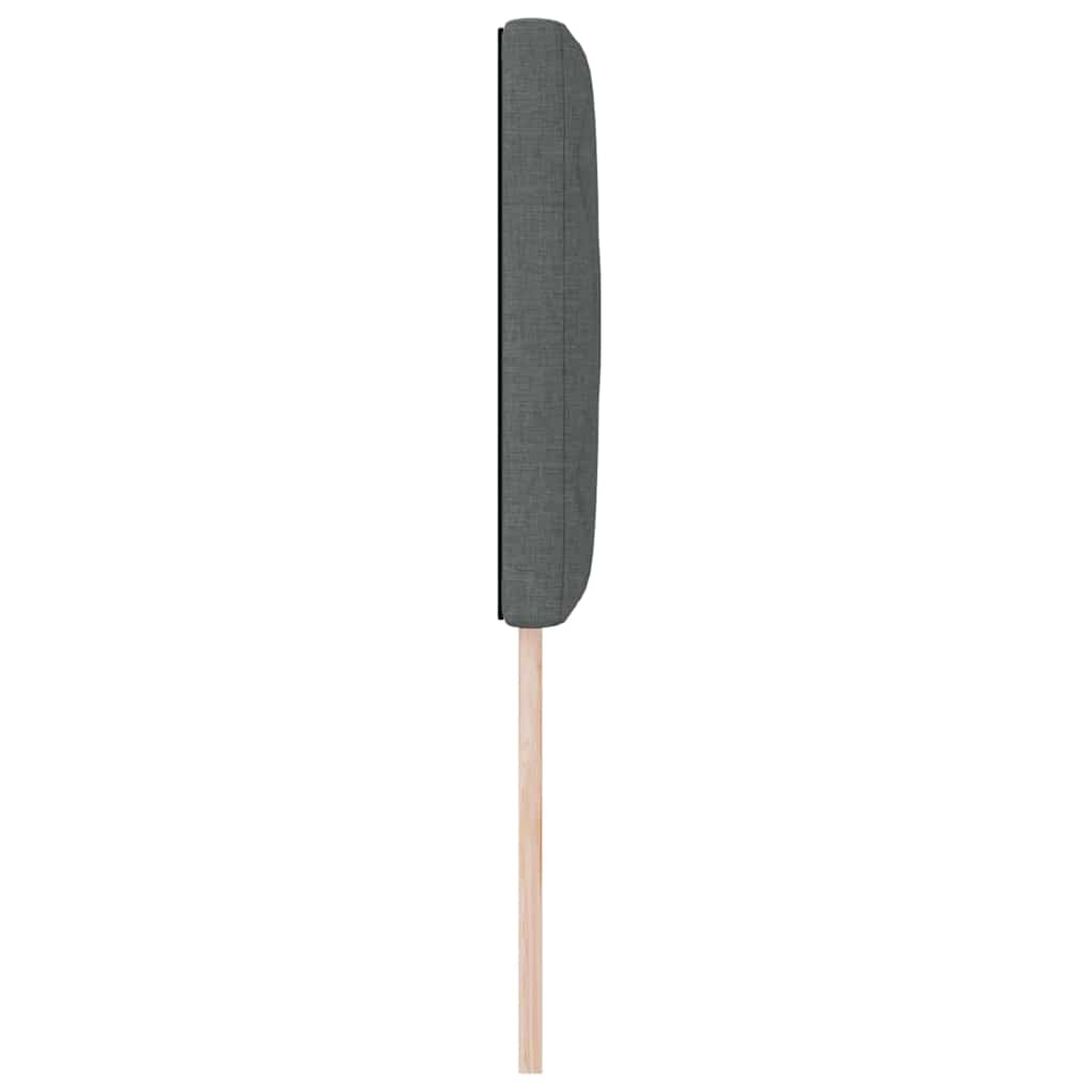 LED glava kreveta Sivi 80 cm tkanina