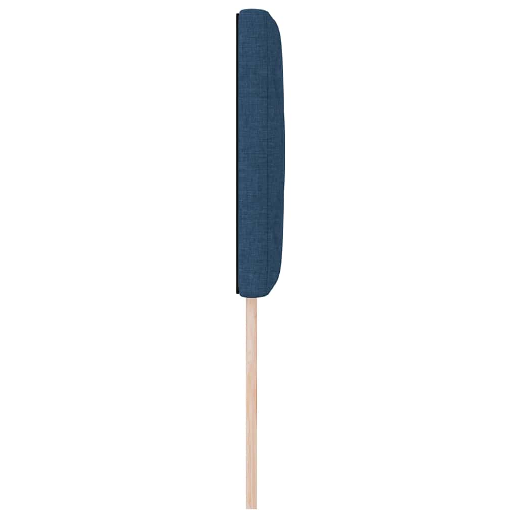 LED glava kreveta Plava 80 cm tkanina