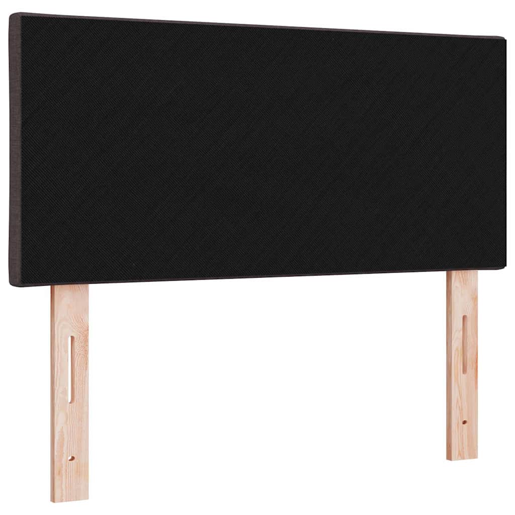LED glava kreveta Smeđa 90 cm tkanina