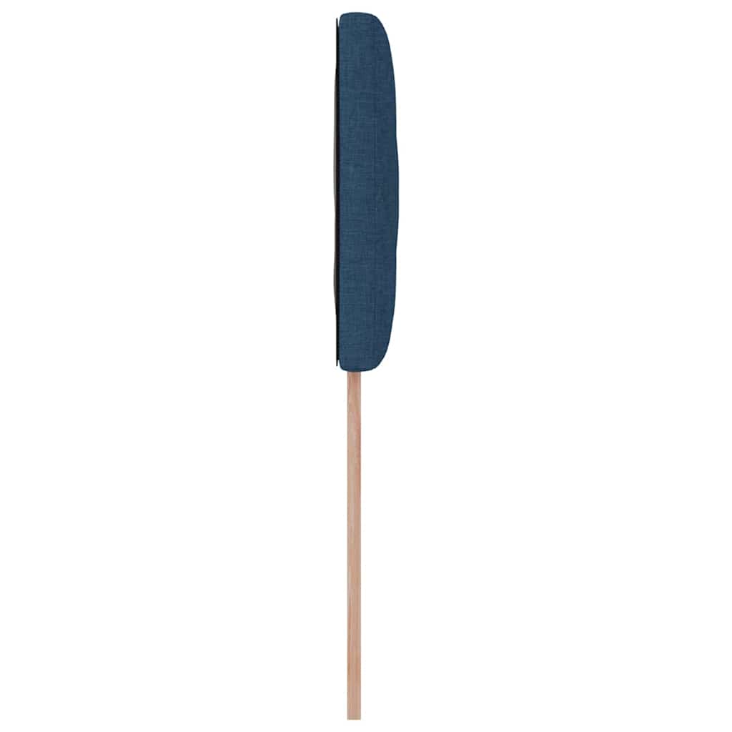 LED glava kreveta Plava 90 cm tkanina