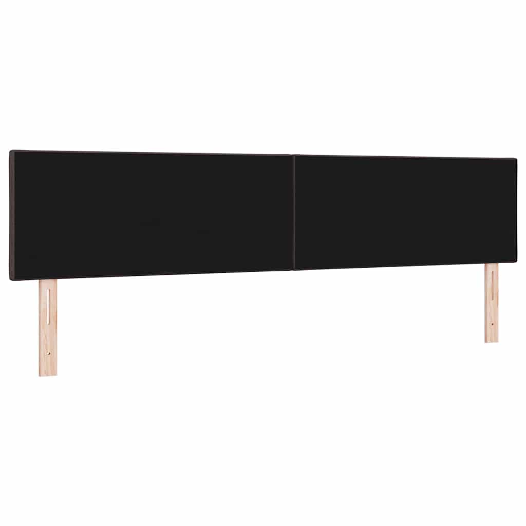 LED glava kreveta Smeđa 200 cm tkanina