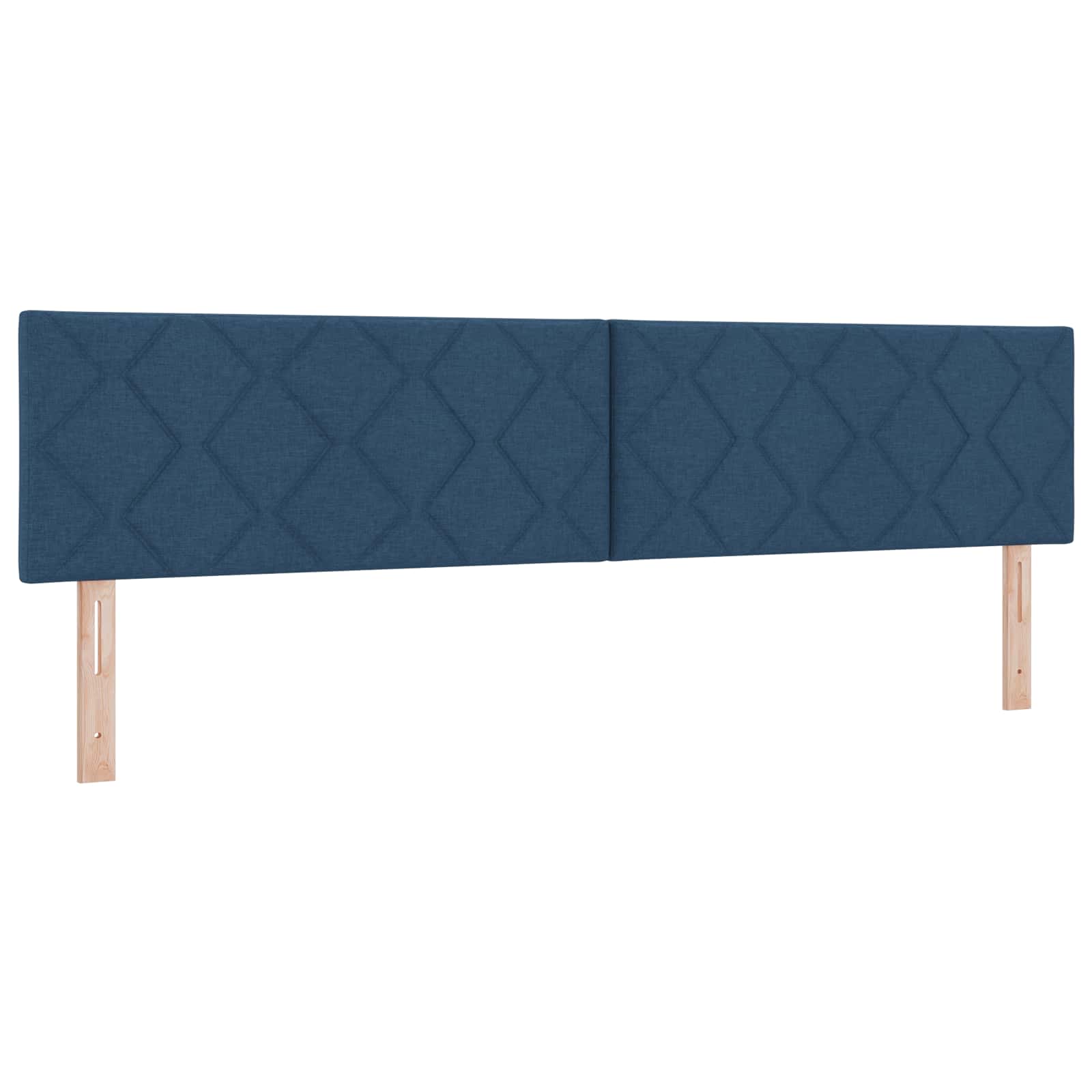 LED glava kreveta Plava 200 cm tkanina