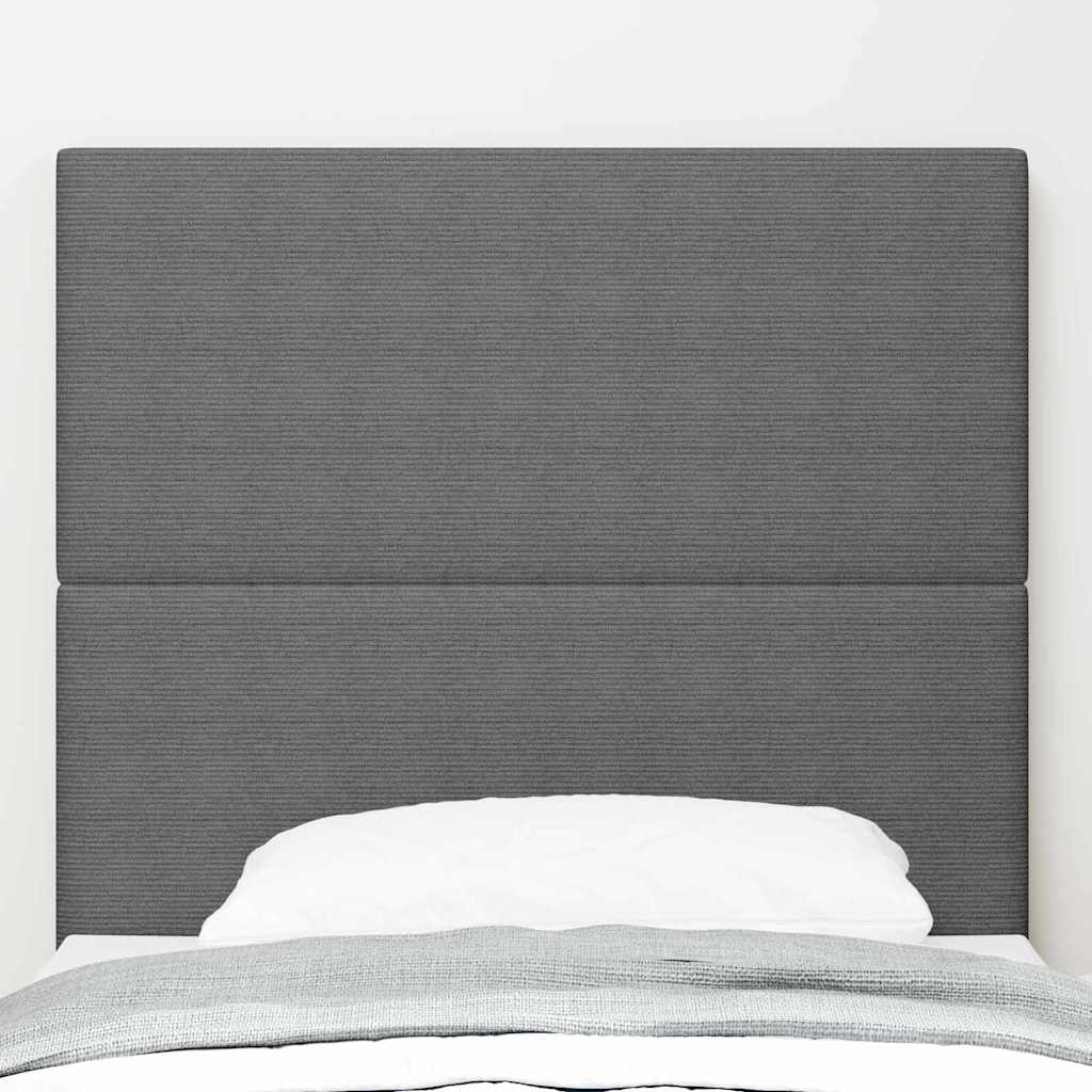 LED glava kreveta Svijetlo siva 90 cm Kordura tekstil