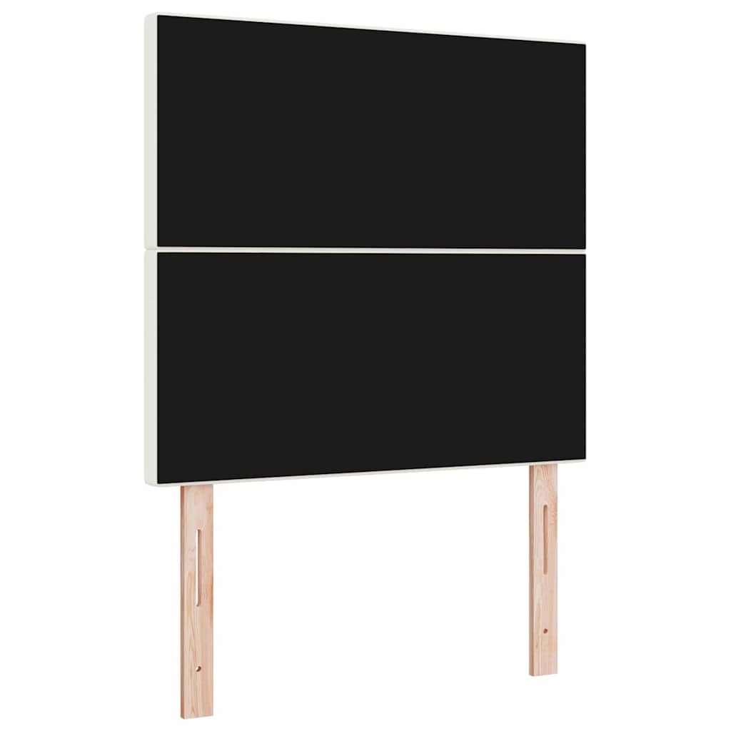 LED glava kreveta s LED trakama Krema 100 cm Kordura tekstil