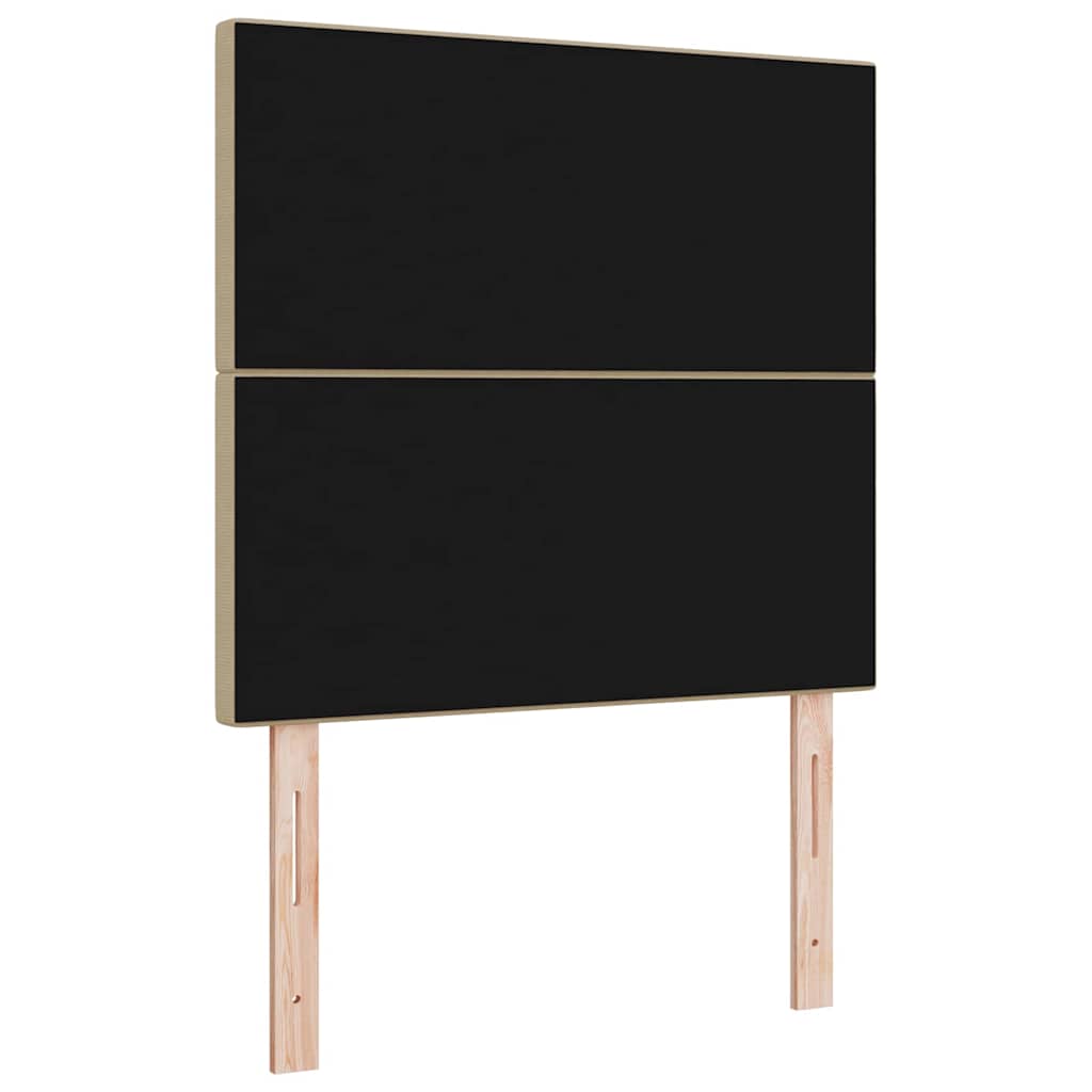 LED glava kreveta Siva zelena 100 cm Kordura tekstil