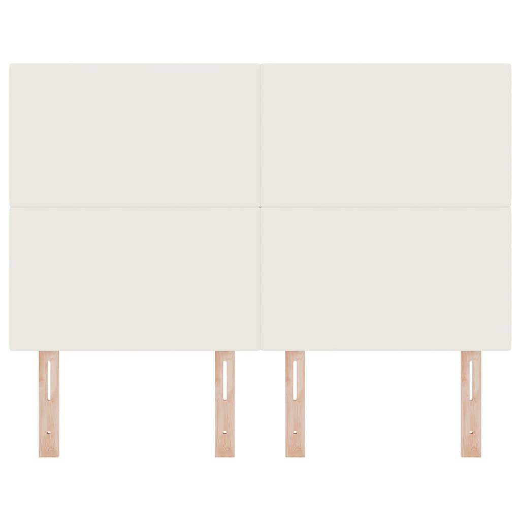 LED glava kreveta s LED trakama Krema 144 cm Kordura tekstil