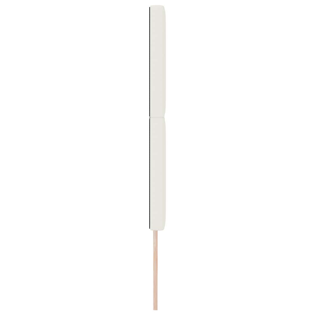 LED glava kreveta s LED trakama Krema 144 cm Kordura tekstil