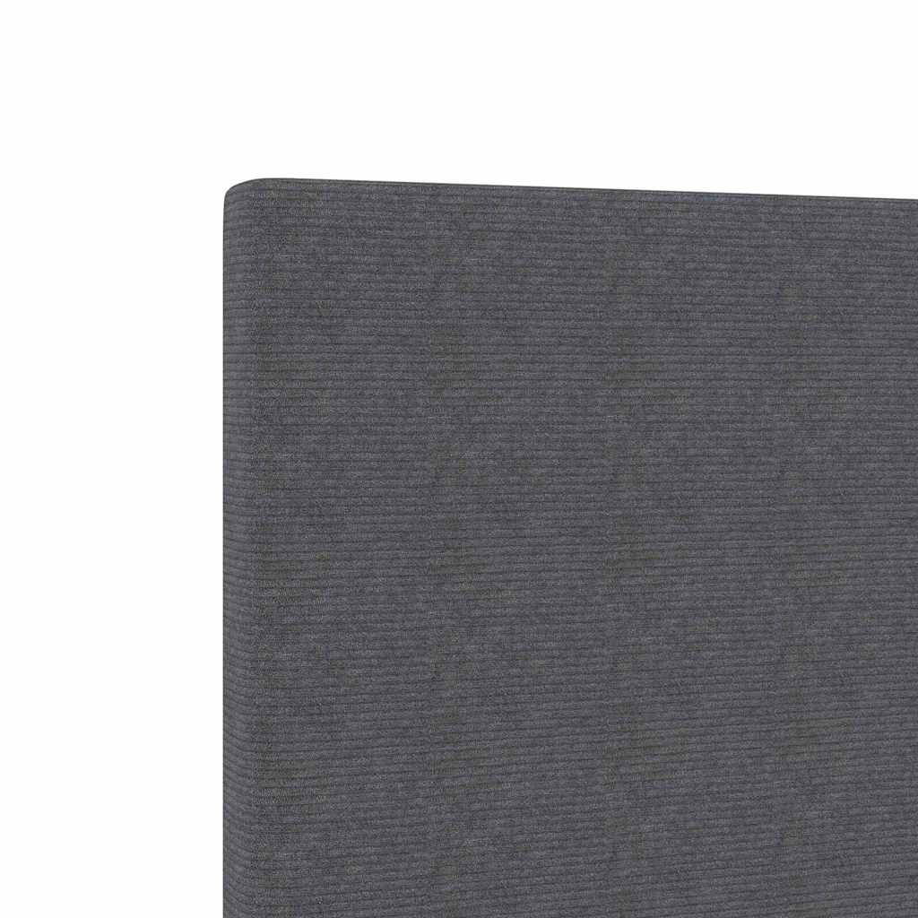 LED glava kreveta Tamno siva 160 cm Kordura tekstil
