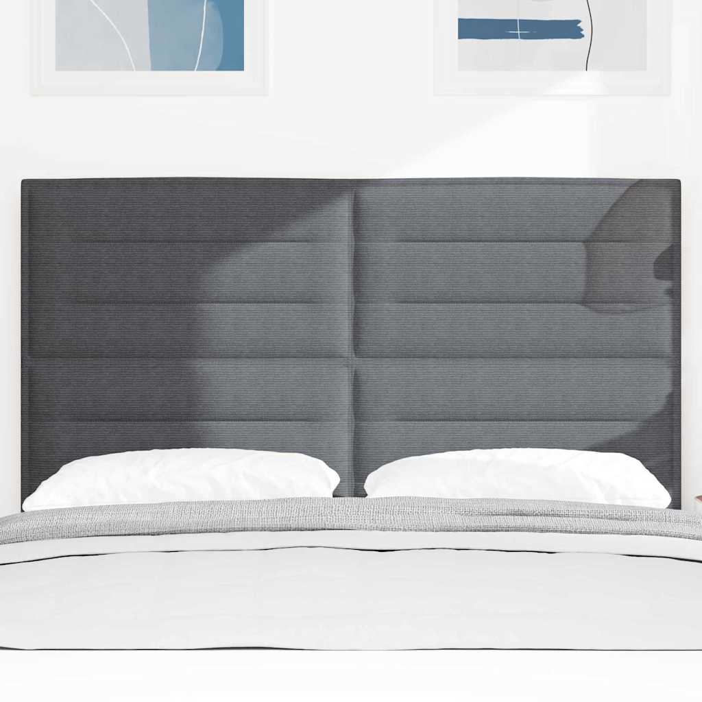 LED glava kreveta Tamno siva 160 cm Kordura tekstil