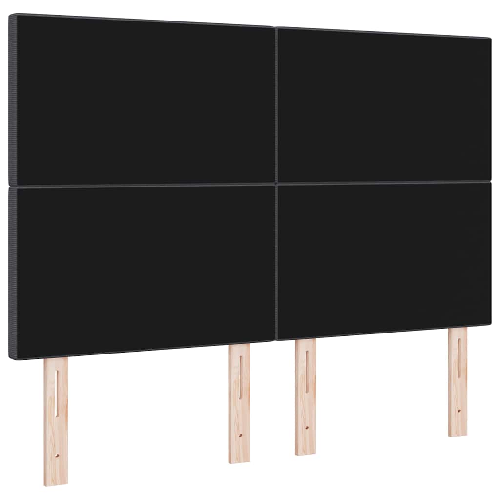 LED glava kreveta Tamno siva 160 cm Kordura tekstil