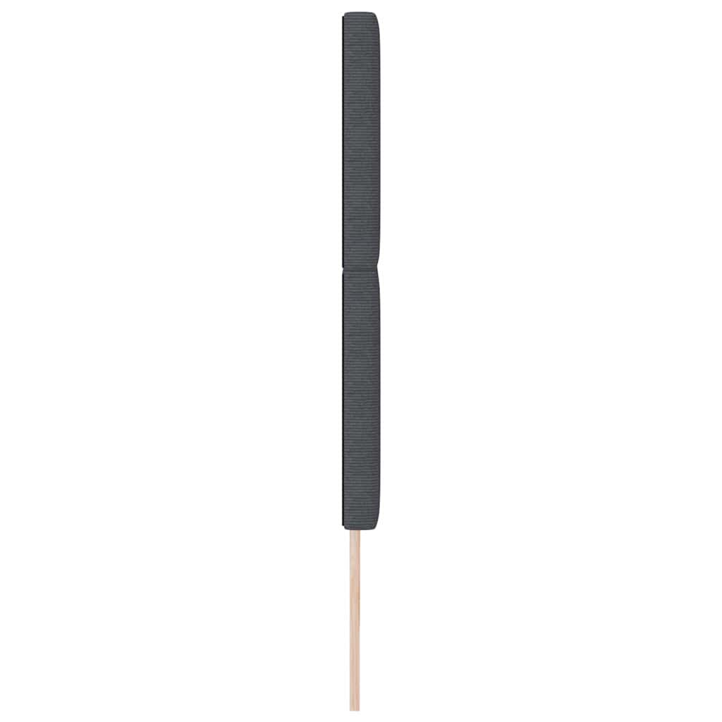 LED glava kreveta Tamno siva 180 cm Kordura tekstil