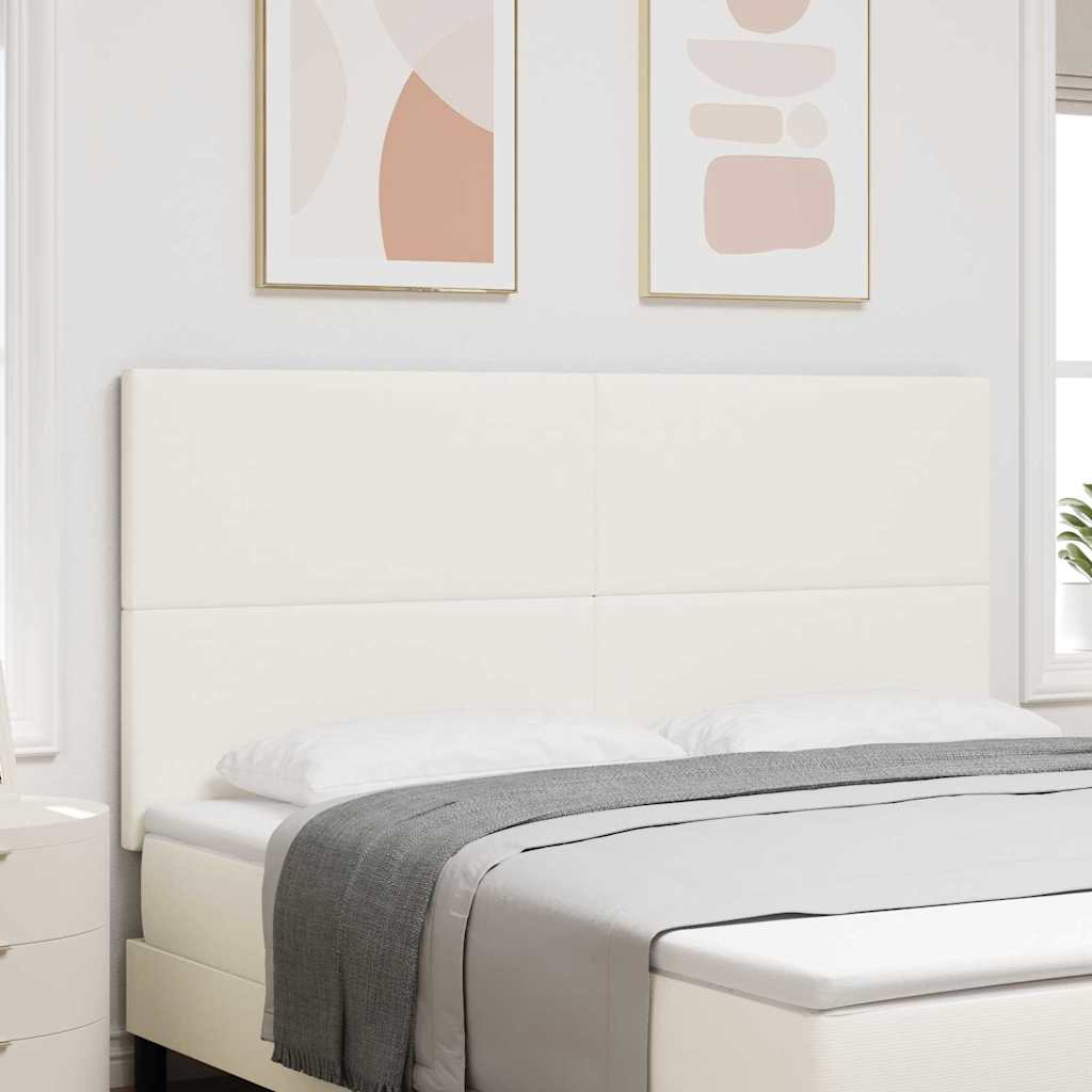 LED glava kreveta s LED trakama Krema 180 cm Kordura tekstil