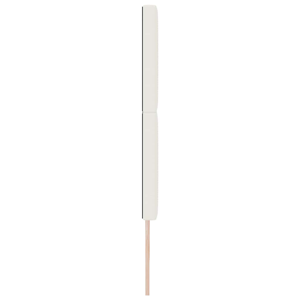 LED glava kreveta s LED trakama Krema 180 cm Kordura tekstil