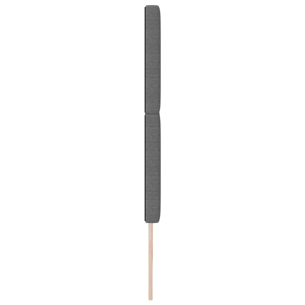 LED glava kreveta Svijetlo siva 200 cm Kordura tekstil