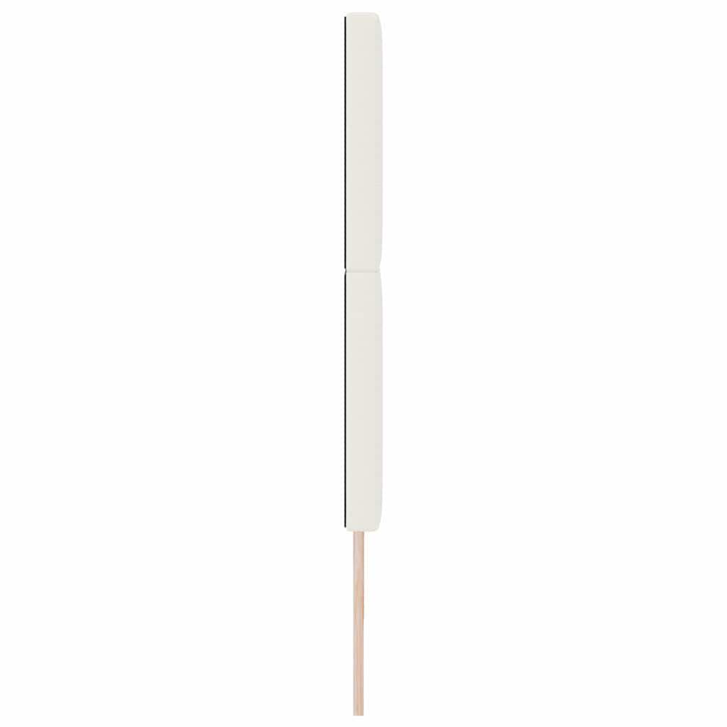 LED glava kreveta s LED trakama Krema 200 cm Kordura tekstil