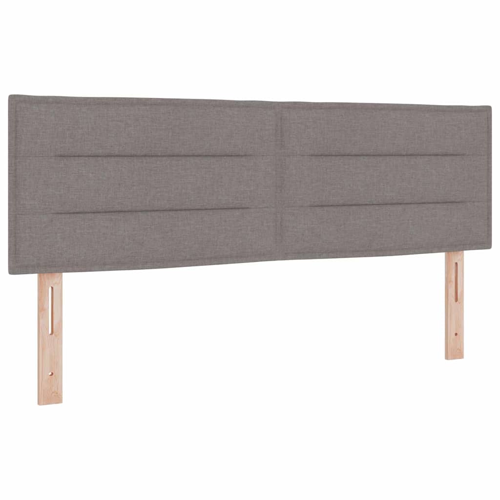 Krevet s opruga kutije Sivo-smeđa 140 x 200 cm tkanina