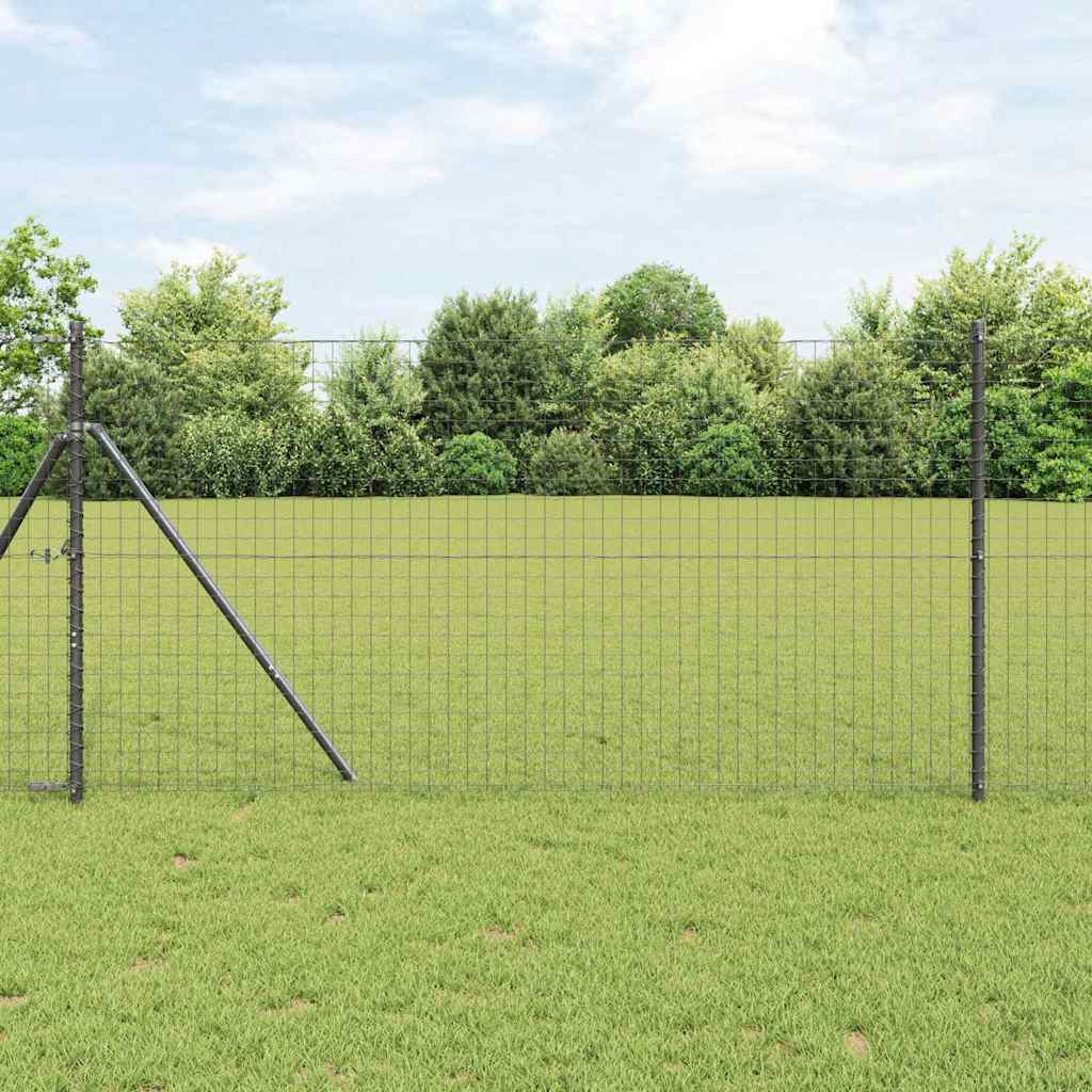 Stup za ogradu 26 pcs Siva 3,2 x 3,2 x 170 cm