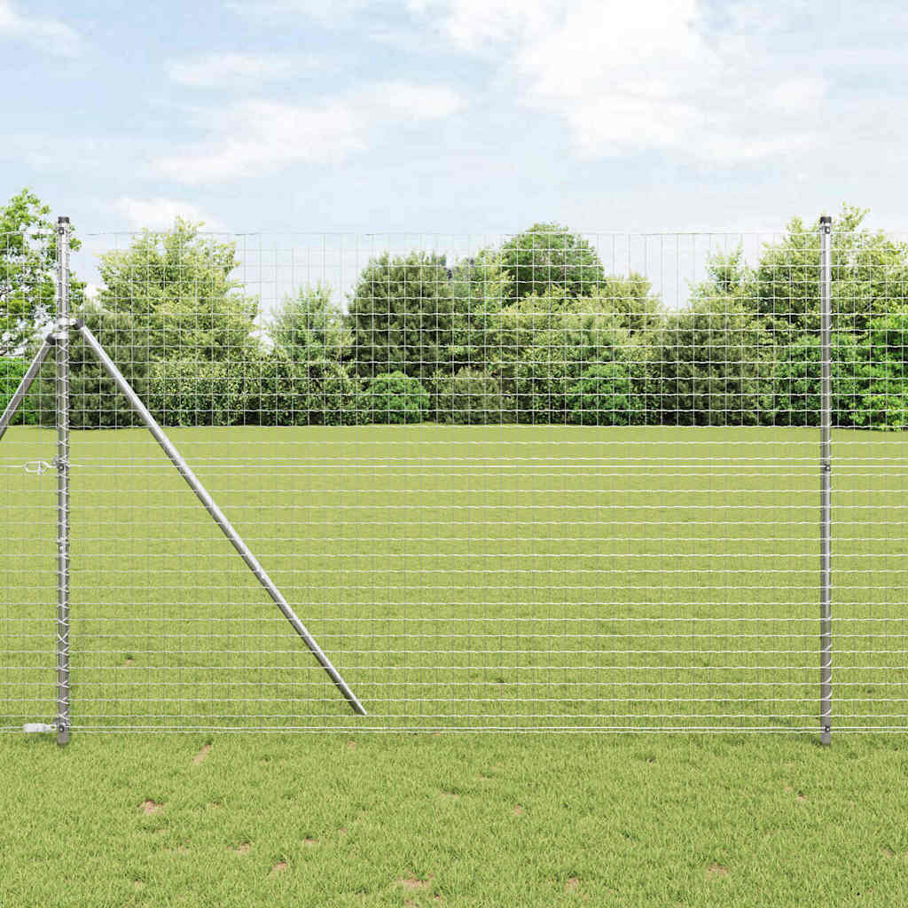 Stup za ogradu 52 pcs Siva 3,2 x 3,2 x 210 cm