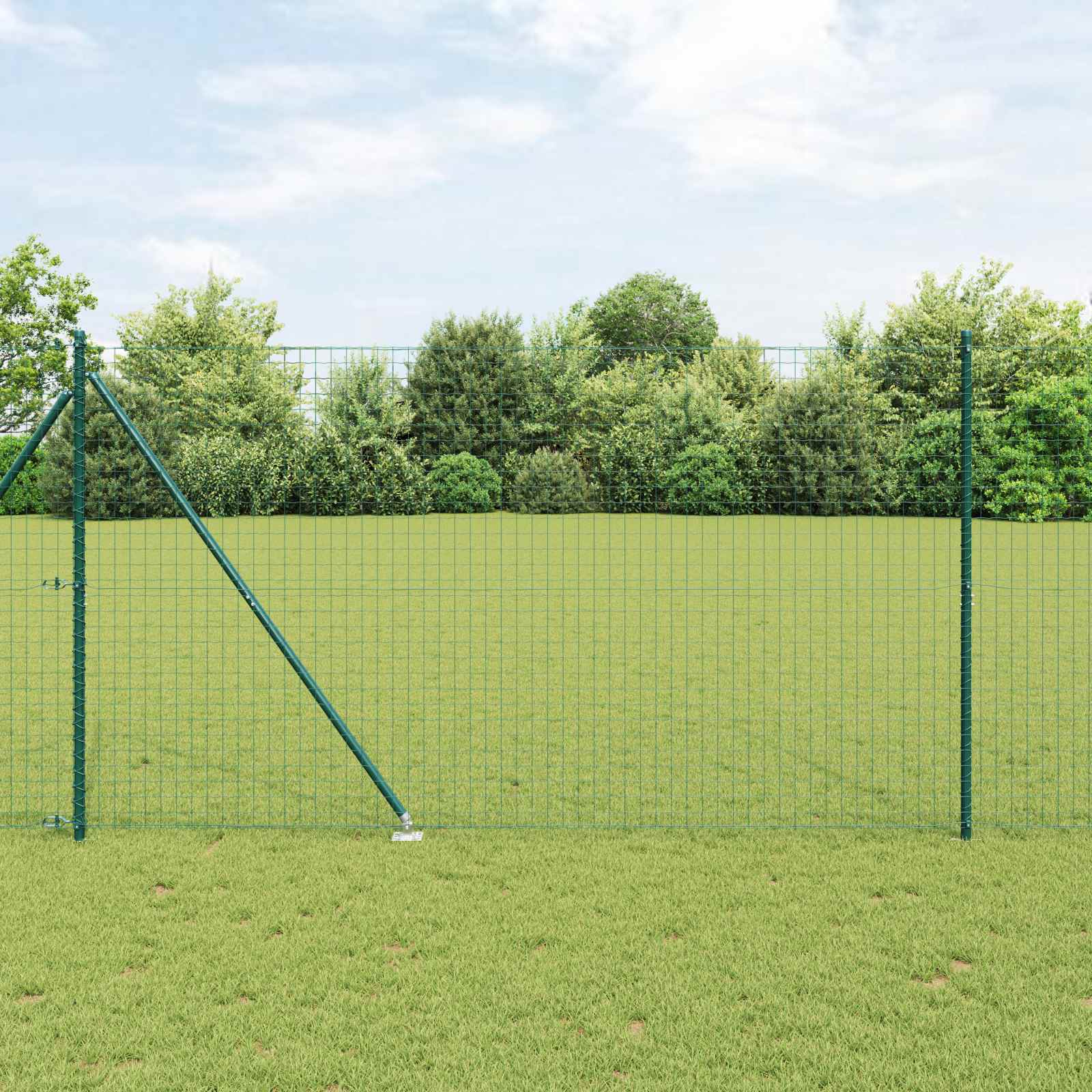 Stup za ogradu 26 pcs Siva 3,2 x 3,2 x 225 cm