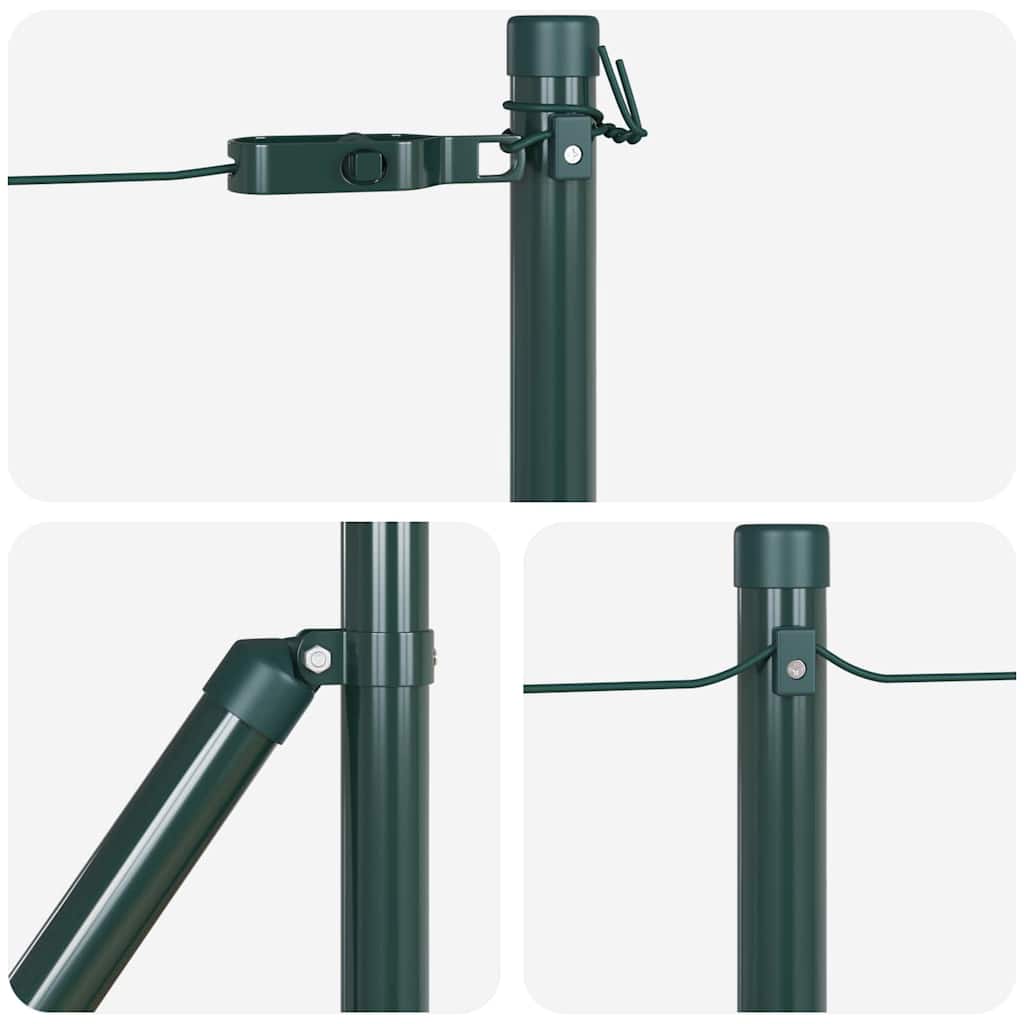 Stup za ogradu 52 pcs Siva 3,2 x 3,2 x 90 cm
