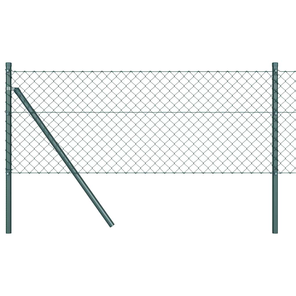 Stup za ogradu Zelena 10 x 0,4 m (mreža 40 x 40 mm) Čelik i PVC