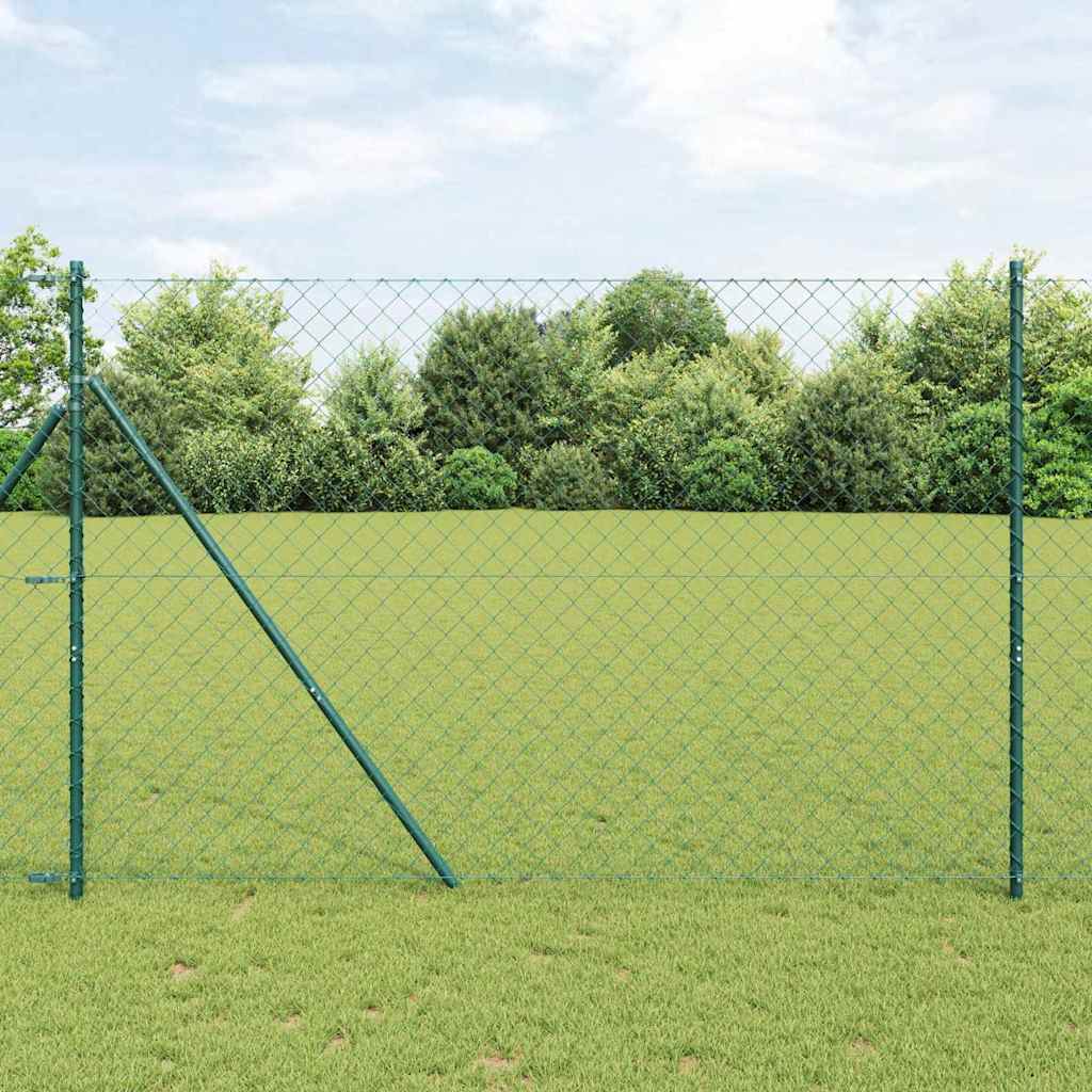 Temeljna zavarena žičana ograda 10 x 1,6 m Zelena Mreža