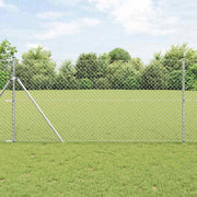 Stup za ogradu Srebrno 10 x 1,4 m (40 x 40 mm mreža) Čelik