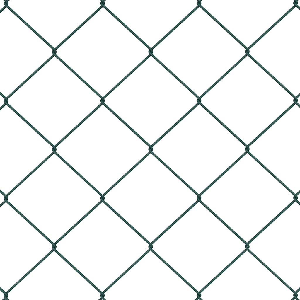 Stup za ogradu Zelena 10 x 0,4 m (mreža 60 x 60 mm) Čelik i PVC