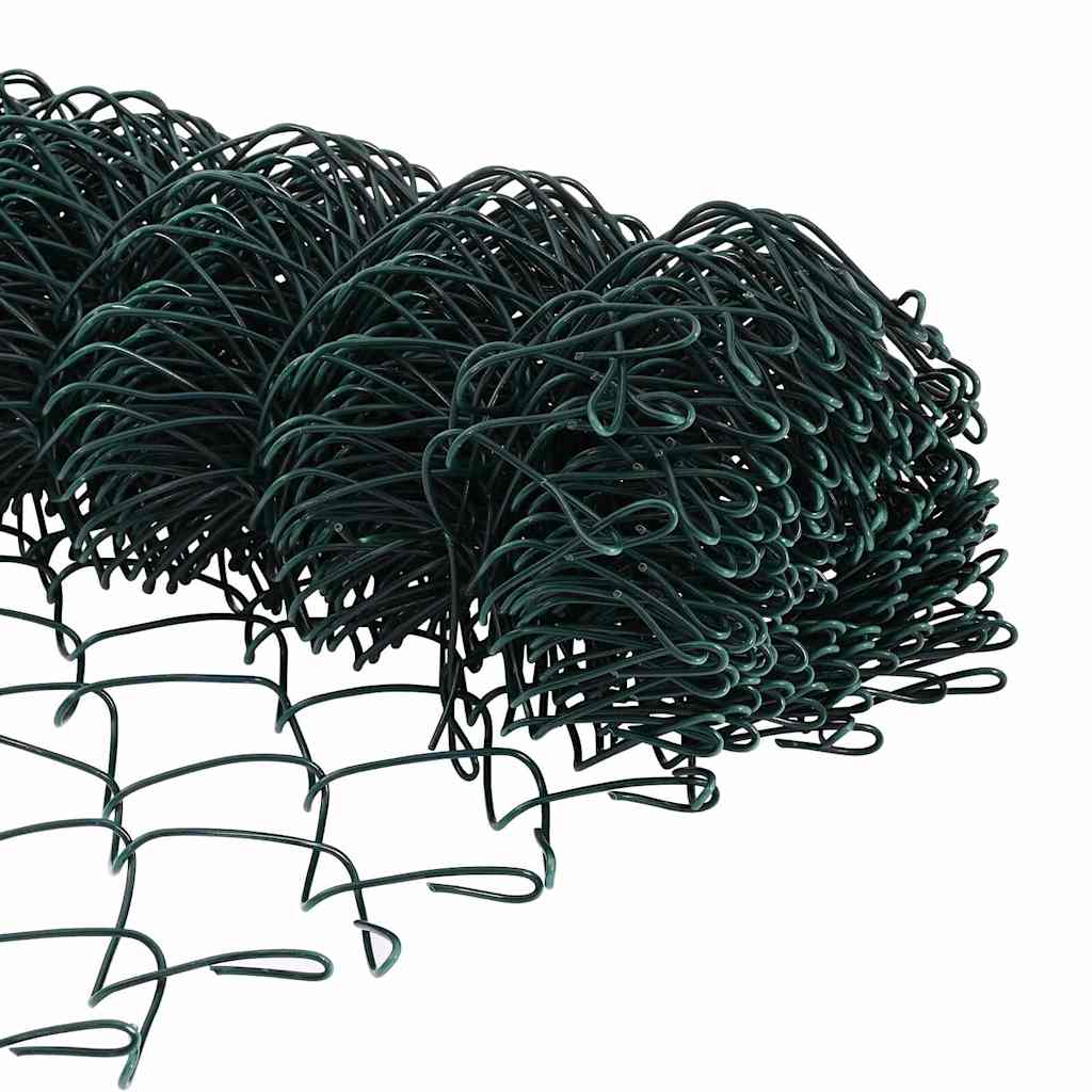 Stup za ogradu Zelena 10 x 1,6 m (60 x 60 mm mreža) Čelik i PVC