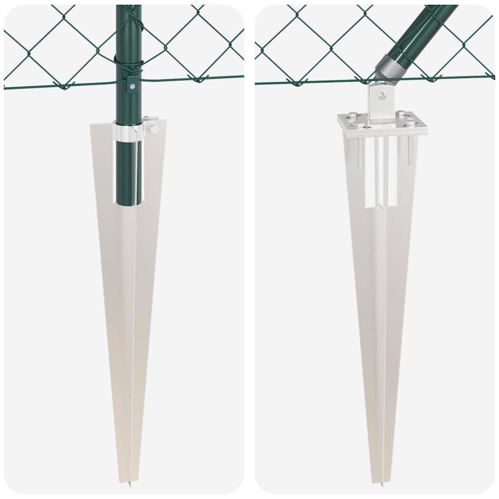 Stup za ogradu Zelena 25 x 1,2 m (60 x 60 mm mreža) Čelik i PVC