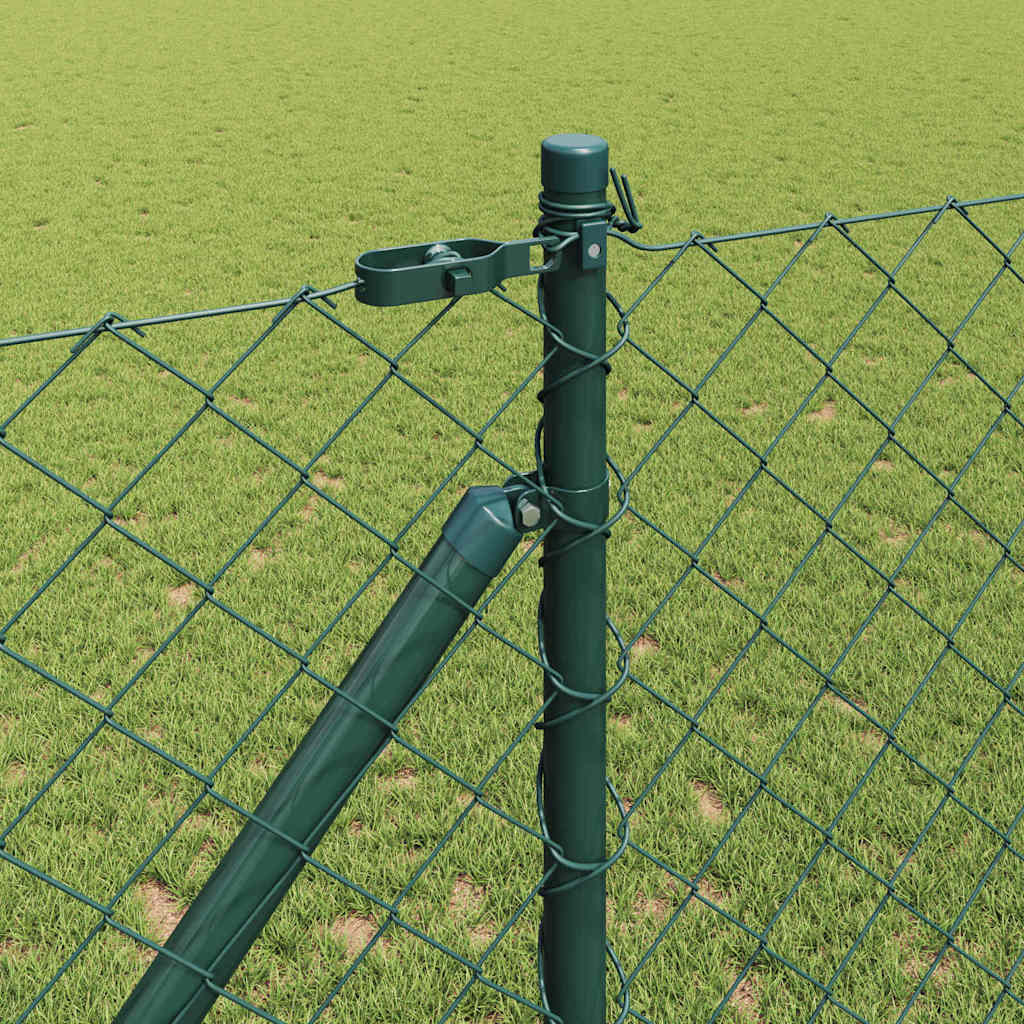 Stup za ogradu Zelena 25 x 1,2 m (60 x 60 mm mreža) Čelik i PVC
