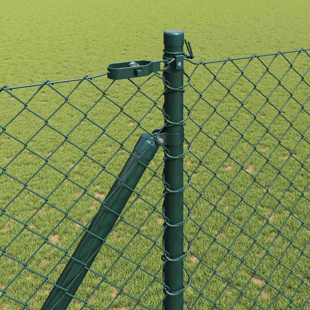 Stup za ogradu Zelena 25 x 1,6 m (60 x 60 mm mreža) Čelik i PVC