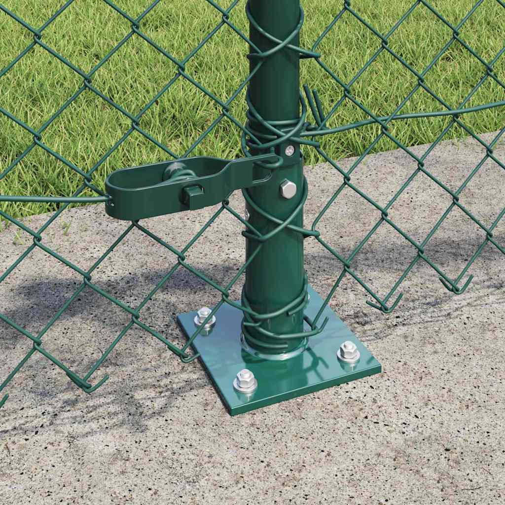 Stup za ogradu Zelena 25 x 0,4 m (40 x 40 mm mreža) Čelik i PVC