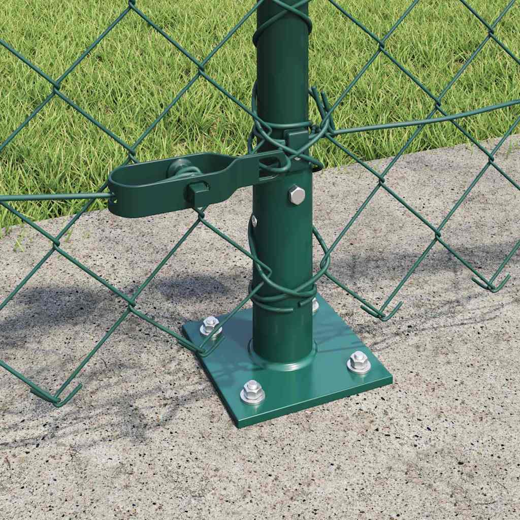 Zavareno žičano ogradno mreža s betonskom podlogom 25 x 0,4 m