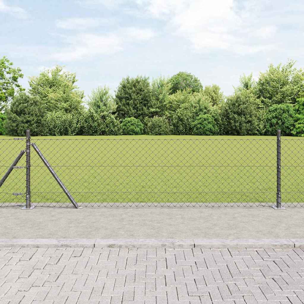 Zavareno žičano ogradno mreža s betonskom podlogom 10 x 0,4 m